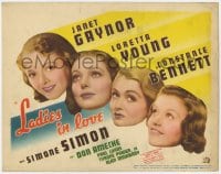 5m168 LADIES IN LOVE TC 1936 Janet Gaynor, Loretta Young, Constance Bennett & Simone Simon!