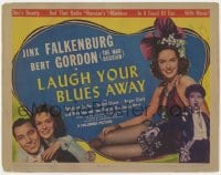 5m173 LAUGH YOUR BLUES AWAY TC 1942 super sexy Jinx Falkenburg, Bert Gordon, The Mad Russian!