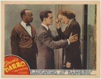 5m590 LAUGHING AT DANGER LC 1940 Mantan Moreland watches bellboy Frankie Darro with Joy Hodges!