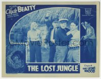 5m601 LOST JUNGLE chapter 8 LC 1934 Clyde Beatty, World's Greatest Animal Trainer, The Lion's Brood!