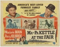 5m187 MA & PA KETTLE AT THE FAIR TC 1952 Marjorie Main, Percy Kilbride, America's best-loved family