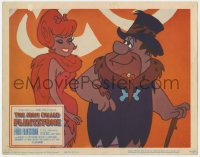 5m609 MAN CALLED FLINTSTONE LC 1966 great close up of dapper Fred Flintstone with cane & top hat!