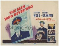 5m190 MAN WHO NEVER WAS TC 1956 Clifton Webb, Gloria Grahame, strangest military hoax of WWII!