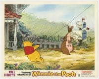 5m613 MANY ADVENTURES OF WINNIE THE POOH LC 1977 Kanga & Roo watch Winniethe Pooh flying kite!