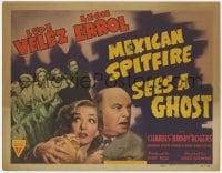 5m196 MEXICAN SPITFIRE SEES A GHOST TC 1942 Lupe Velez & Leon Errol in a haunted house!