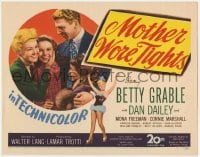 5m204 MOTHER WORE TIGHTS TC 1947 Betty Grable, Dan Dailey, Mona Freeman & Connie Marshall!
