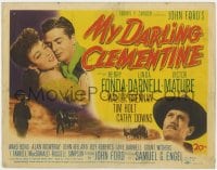 5m209 MY DARLING CLEMENTINE TC 1946 John Ford, Henry Fonda, Victor Mature, sexy Linda Darnell!