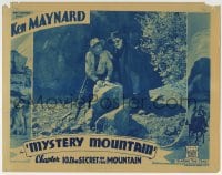 5m627 MYSTERY MOUNTAIN chapter 10 LC 1934 Ken Maynard serial, The Secret of the Mountain!