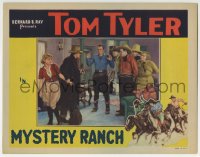 5m632 MYSTERY RANCH LC 1934 bad guy takes pretty girl after tying up Tom Tyler & his friends!