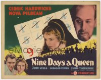 5m218 NINE DAYS A QUEEN TC 1936 Nova Pilbeam as Lady Jane Grey who was briefly Queen, Hardwicke