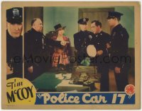 5m668 POLICE CAR 17 LC 1933 policeman Tim McCoy holding suspect with other officers, Evalyn Knapp!