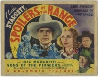 5m272 SPOILERS OF THE RANGE TC 1939 Charles Starrett, Iris Meredith, song swingin' romance!