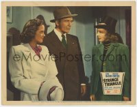 5m733 STRANGE TRIANGLE LC 1946 Preston Foster between Anabel Shaw and Signe Hasso, film noir!