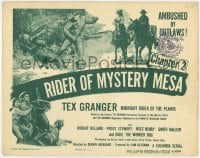 5m292 TEX GRANGER chapter 2 TC 1947 Columbia serial, Rider of Mystery Mesa, ambushed by outlaws!