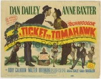 5m302 TICKET TO TOMAHAWK TC 1950 Dan Dailey & Anne Baxter, uncredited sexy Marilyn Monroe pictured!