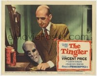 5m782 TINGLER LC #6 1959 William Castle, presented in Percepto, Philip Coolidge w/ monster mask!