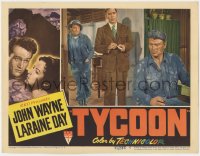 5m796 TYCOON LC #6 1947 Paul Fix & Anthony Quinn in suit watches John Wayne covered in dirt!
