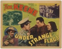 5m317 UNDER STRANGE FLAGS TC 1937 Tom Keene smuggles silver during the Mexican Revolution!