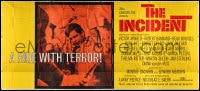 5p012 INCIDENT 24sh 1968 subway hostage Beau Bridges goes on a ride with terror, very rare!