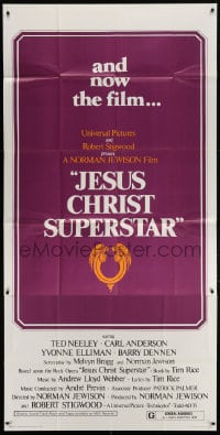 5p760 JESUS CHRIST SUPERSTAR 3sh 1973 Ted Neeley, Andrew Lloyd Webber religious musical
