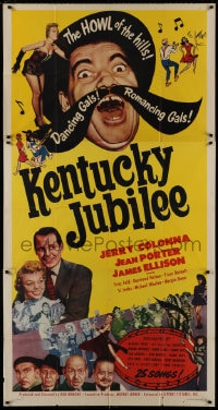 5p769 KENTUCKY JUBILEE 3sh 1951 Jerry Colonna, Jean Porter & lots of country music stars!