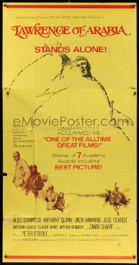 5p786 LAWRENCE OF ARABIA 3sh R1970 David Lean classic, Peter O'Toole, Winner of 7 Academy Awards!
