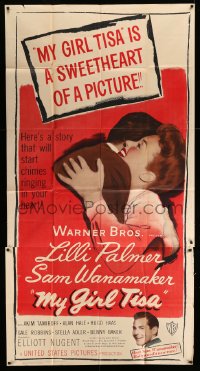 5p829 MY GIRL TISA 3sh 1948 Lili Palmer, Sam Wanamaker, a sweetheart of a picture!