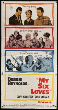 5p833 MY SIX LOVES 3sh 1962 Debbie Reynolds in the funniest fix a girl ever got into!