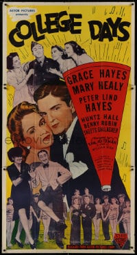 5p960 ZIS BOOM BAH 3sh R1949 Grace Hayes, Mary Healy, Peter Lind Hayes, Huntz Hall, College Days!