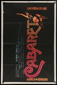 5p409 CABARET Argentinean 1972 Liza Minnelli, different adios Berlin tagline, Bob Fosse directed!