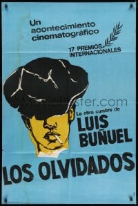 5p499 LOS OLVIDADOS Argentinean R1960s Luis Bunuel, lawless Mexican children, different art!