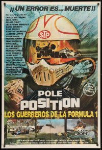 5p530 POLE POSITION Argentinean 1980 Grand Prix, cool Formula One car racing artwork by Oscar!