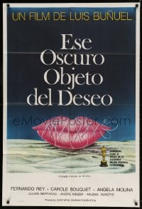 5p555 THAT OBSCURE OBJECT OF DESIRE Argentinean 1978 Cet obscur object du desir, art by Ferracci!