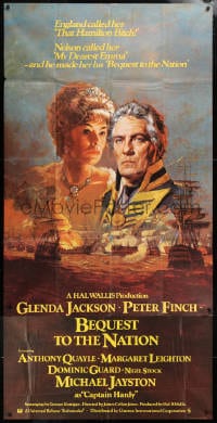5p060 NELSON AFFAIR English 3sh 1973 Bysouth art of Glenda Jackson & Finch, Bequest to the Nation!