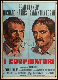 5p301 MOLLY MAGUIRES Italian 1p R1970s different art of Sean Connery & Richard Harris, rare!