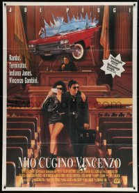 5p303 MY COUSIN VINNY Italian 1p 1992 lawyer Joe Pesci w/pretty Marisa Tomei & judge Fred Gwynne!