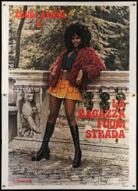 5p164 LA RAGAZZA FUORI STRADA Italian 2p 1973 full-length sexy black prostitute Zeudi Araya!