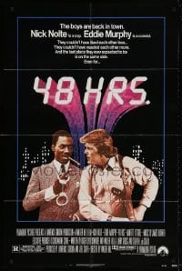 5r011 48 HRS. 1sh 1982 Nick Nolte is a cop who hates Eddie Murphy who is a convict!