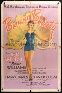 5r073 BATHING BEAUTY style C 1sh 1944 full-length art of sexy Esther Williams in swimsuit!