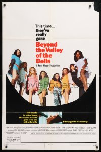 5r097 BEYOND THE VALLEY OF THE DOLLS int'l 1sh 1970 Russ Meyer's girls who are old at twenty, Ebert