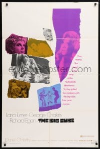 5r104 BIG CUBE 1sh 1969 super sexy Karin Mossberg, George Chakiris, Lana Turner on LSD!