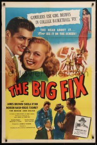 5r106 BIG FIX 1sh 1947 gamblers use girl decoys in college basketball fix!