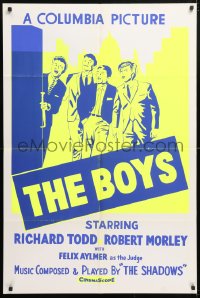 5r151 BOYS Canadian 1sh 1965 Richard Todd, Robert Morley, Sidney J. Furie directed!