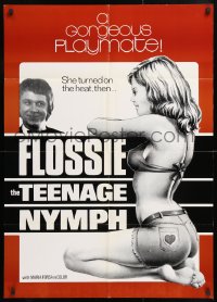 5r353 FLOSSIE Canadian 1sh 1977 Bert Torn, sexy Maria Lynn in title role, Flossie the Teenage Nymph!