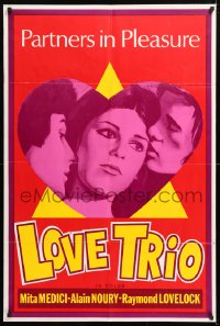 5r700 LOVE TRIO Canadian 1sh 1969 Mita Medici, partners in pleasure, Plagio!