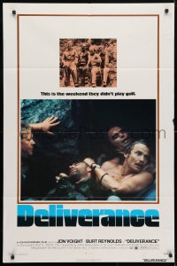 5r255 DELIVERANCE 1sh 1972 Jon Voight, Burt Reynolds, Ned Beatty, John Boorman classic!