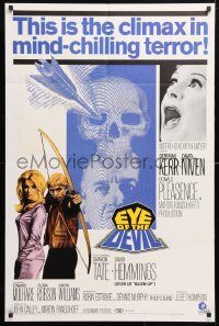 5r330 EYE OF THE DEVIL 1sh 1967 Deborah Kerr, David Niven, Sharon Tate, mind-chilling terror!