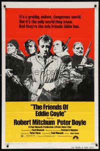 5r366 FRIENDS OF EDDIE COYLE 1sh 1973 Robert Mitchum lives in a grubby, dangerous world!