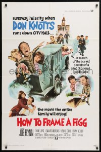 5r455 HOW TO FRAME A FIGG 1sh 1971 Joe Flynn, wacky comedy images of Don Knotts!