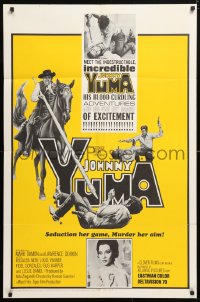 5r481 JOHNNY YUMA 1sh 1967 blood curdling western adventure art!